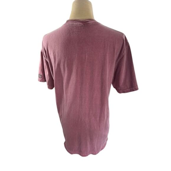 "ROTH SHIRT CO." Stick It T-Shirt SZ  M Womens Rose Pink Hockey Puck Ice Rink - Picture 3 of 9